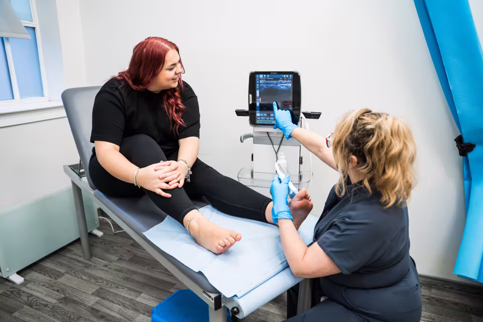 The Hub Glasgow clinical treatment space