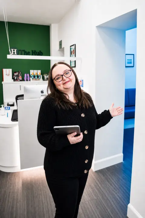 Louise at The Hub Glasgow